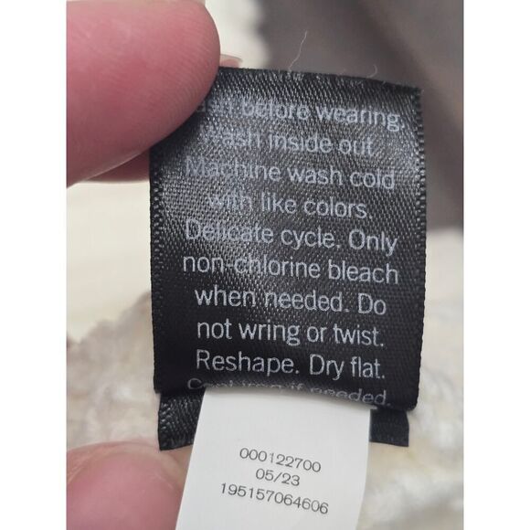 Simply Vera Vera Wang Mixed Stitch Dolman Sweater White Pullover Crewneck Size L - Picture 9 of 9